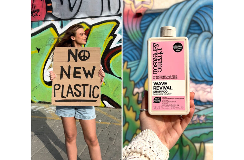  Pioneering haircare brand Rhyme & Reason urge consumers to take action under the rallying cry of ‘NO NEW PLASTIC’